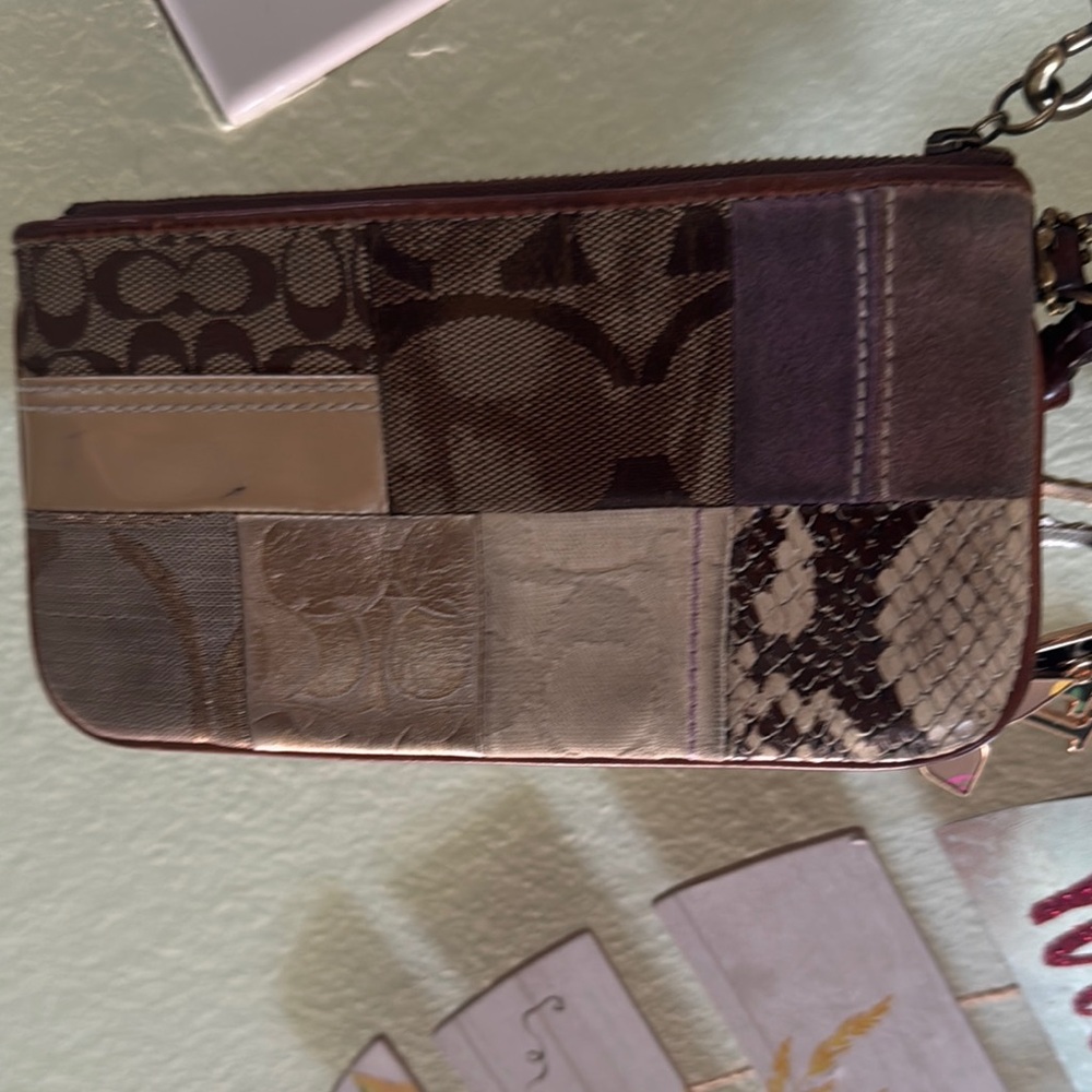 Patchwork Designer Clutch - image 1
